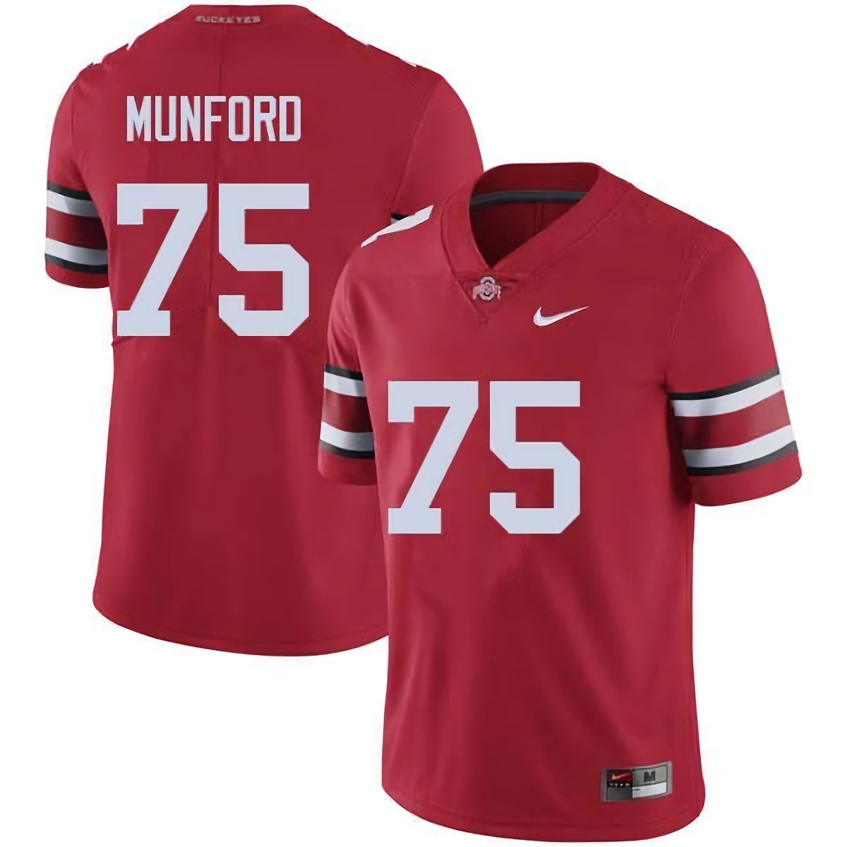 Thayer Munford Ohio State Buckeyes Men's NCAA #75 Nike Red College Stitched Football Jersey OEQ0456ZT